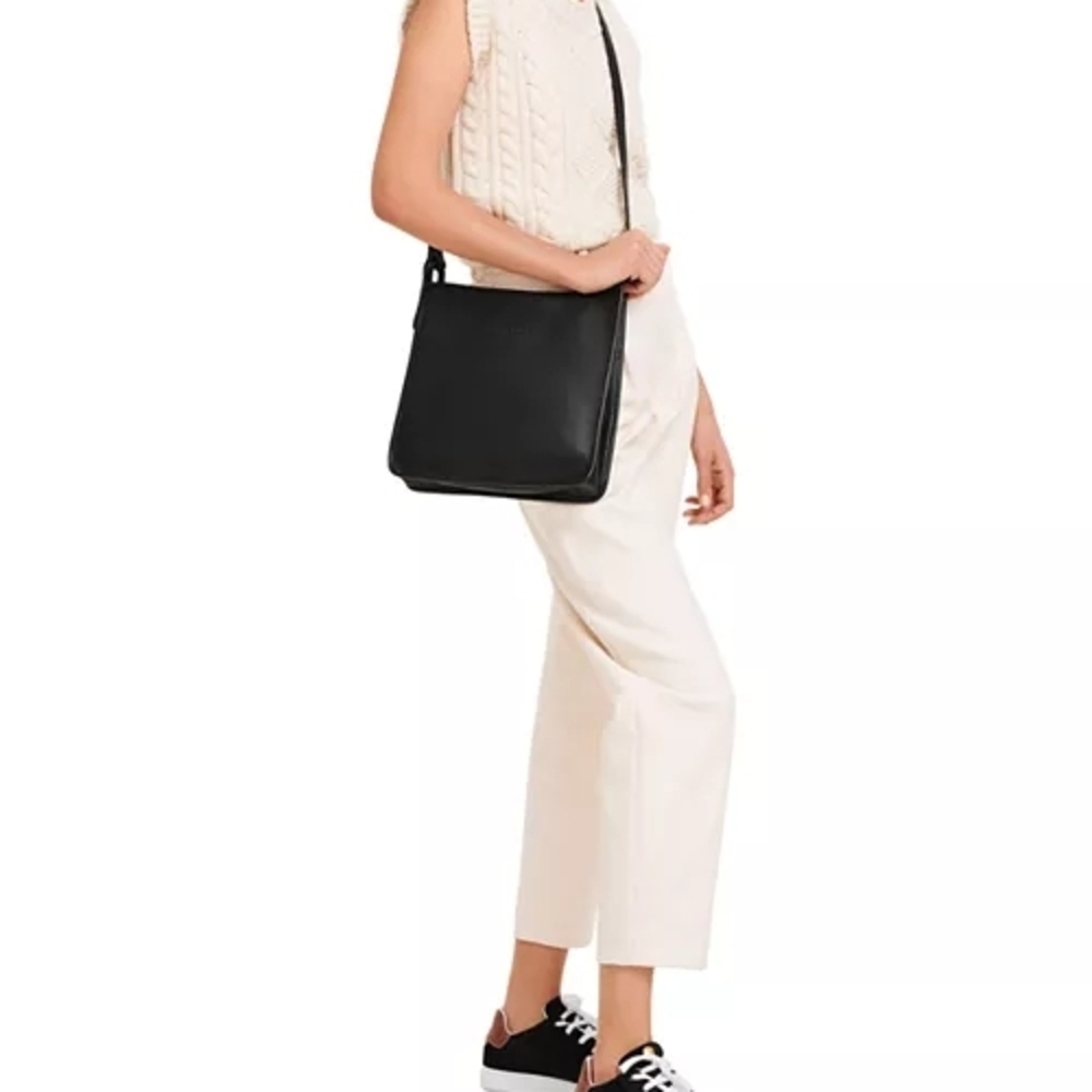Longchamp Le Foulonné Medium Leather Crossbody Bag - Picture 3 of 11